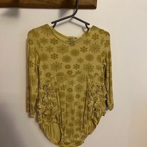 Kate Quinn snowflake double ruffle bubble